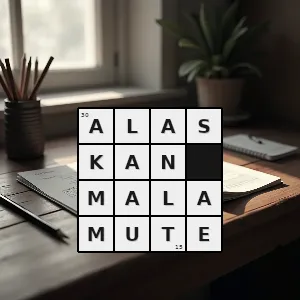 Hasło krzyżówkowe rasa psów zaprzęgowych o mocnej budowie i gęstej sierści - alaskan malamute – rozwiązanie, synonimy, podpowiedzi i definicje krzyżówkowe